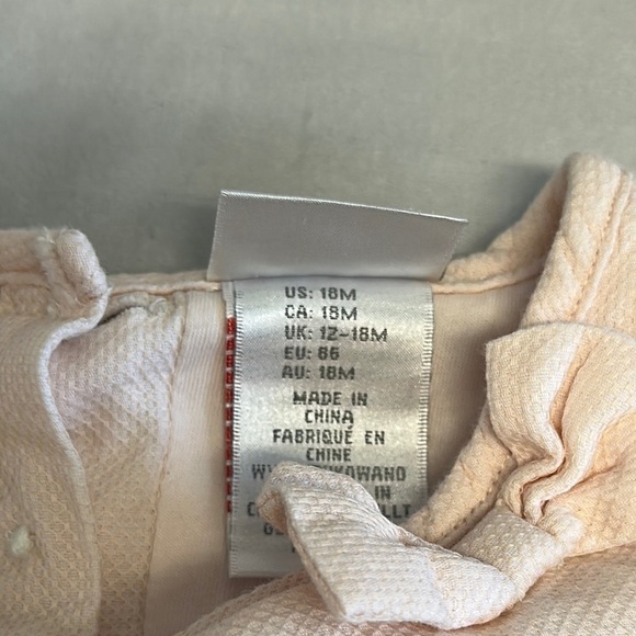 Maggie & Zoe Soft Pink Baby Dress/Romper - Picture 3 of 6